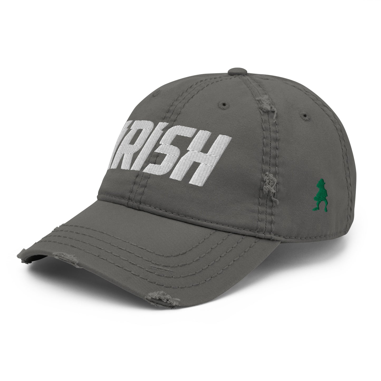 IRISH 3D-MASCOT-EST 1995-Distressed Dad Hat