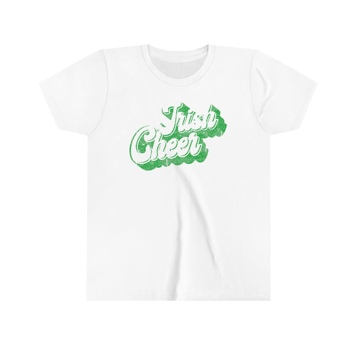 IRISH CHEER_Dimensional_Distressed-Youth Short Sleeve Tee
