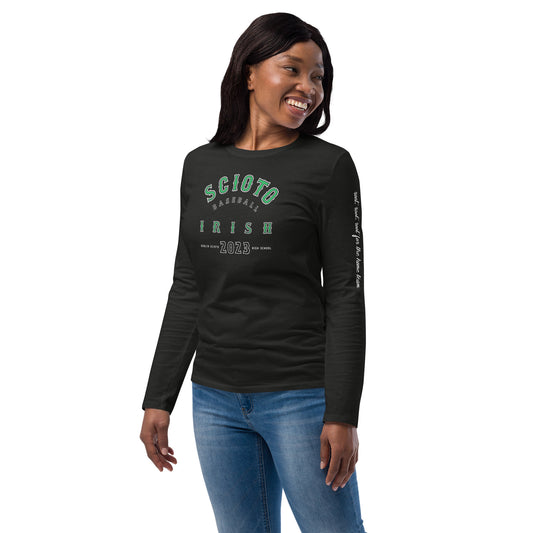 SCIOTO_ARCHED_IRISH BASEBALL_ROOT, ROOT, ROOT... (sleeve) Unisex fashion long sleeve shirt