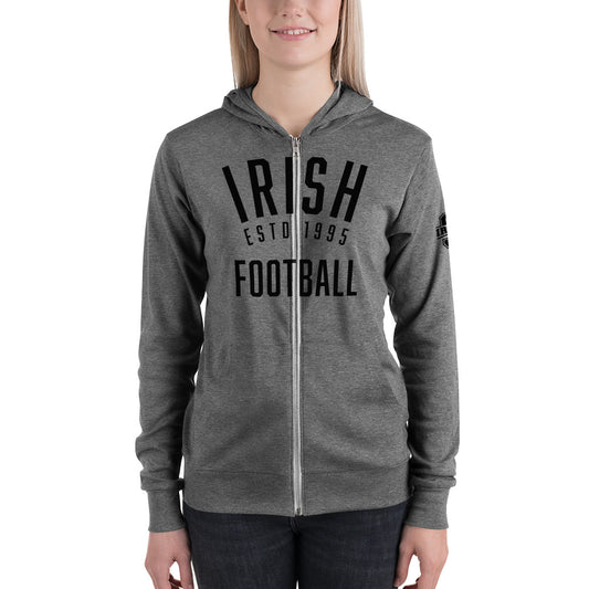 IRISH FOOTBALL_ESTD 1995-Unisex zip hoodie