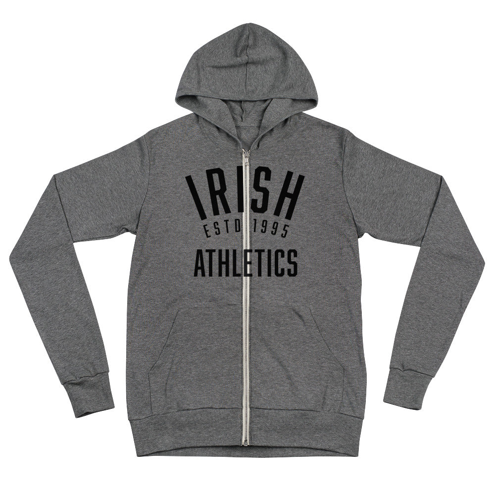 IRISH ATHLETICS_ESTD 1995-Unisex zip hoodie