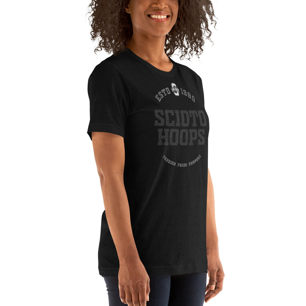 SCIOTO HOOPS-PASSION PRIDE PURPOSE-Unisex t-shirt