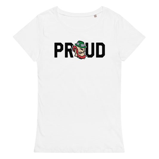 PROUD-IRISH MASCOT FEATURE-Women’s basic organic t-shirt