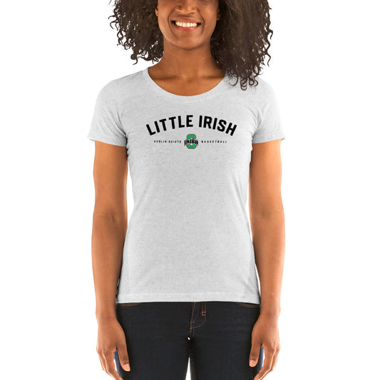 LITTLE IRISH_SCIOTO LOGO-Tri-blend Ladies' short sleeve t-shirt