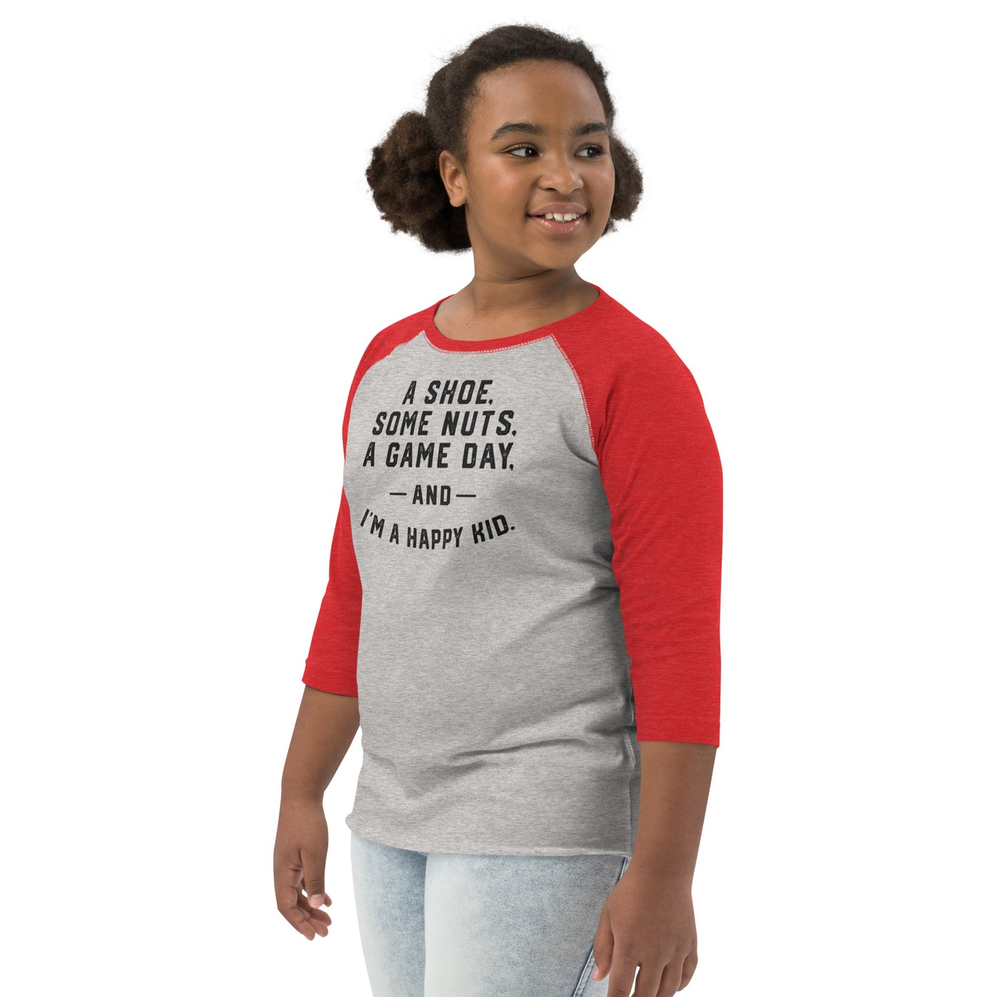 A SHOE AND SOME NUTS_Youth baseball shirt