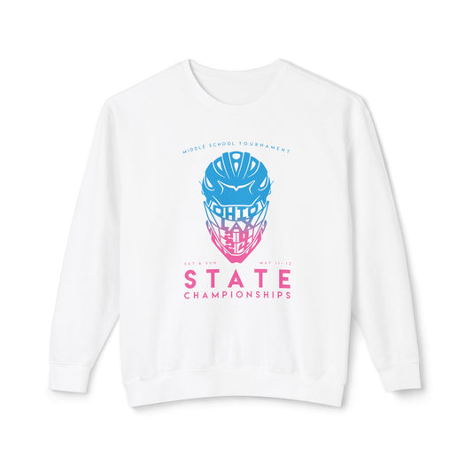 HELMET OHIO LAX 2024-Champion SweatshirtUnisex Lightweight Crewneck Sweatshirt