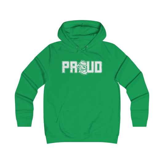 PROUD_LEPRECHAUN ICON - Ladies fit/Girlie College Hoodie