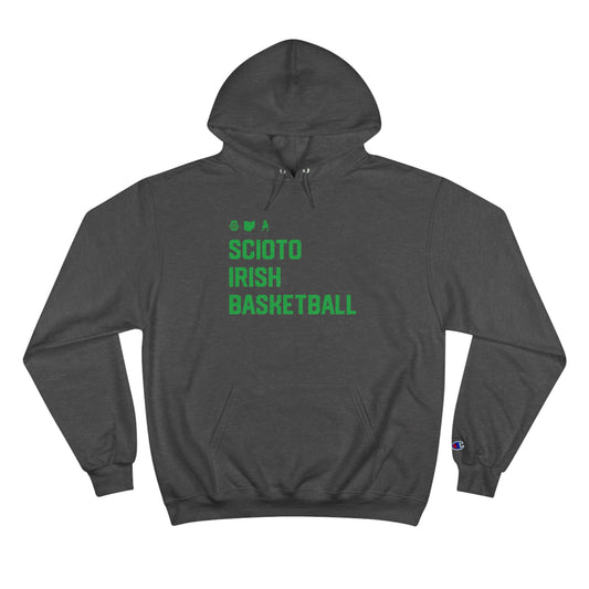 SCIOTO IRISH BASKETBALL_ICONS_LEFT ALIGN-Champion Hoodie