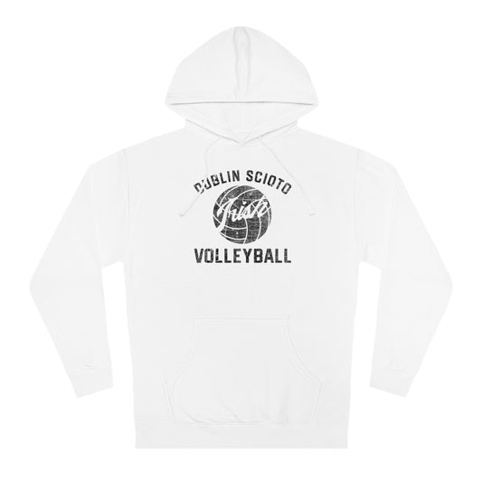 DUBLIN SCIOTO_IRISH VOLLEY BALL GRAPHIC_Distressed-Unisex Hooded Sweatshirt