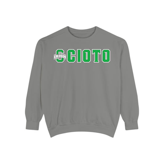 SCIOTO (IRISH LOGO SUBSTITUTION) - Unisex Garment-Dyed Sweatshirt