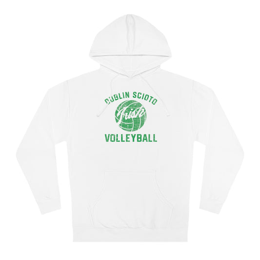 DUBLIN SCIOTO_IRISH VOLLEY BALL GRAPHIC_Distressed-Unisex Hooded Sweatshirt