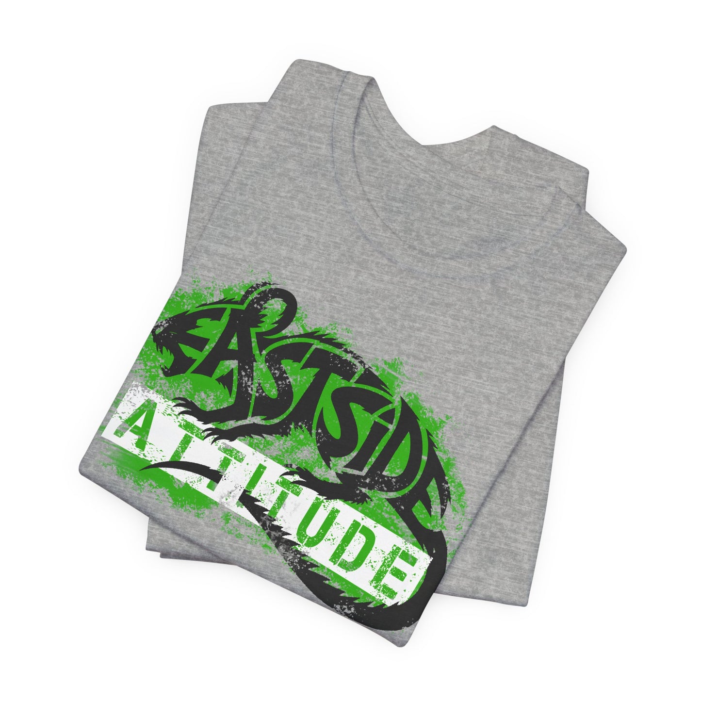 EASTSIDE ATTITUDE_Graphic Tee — distressed graphic Style T-Shirt