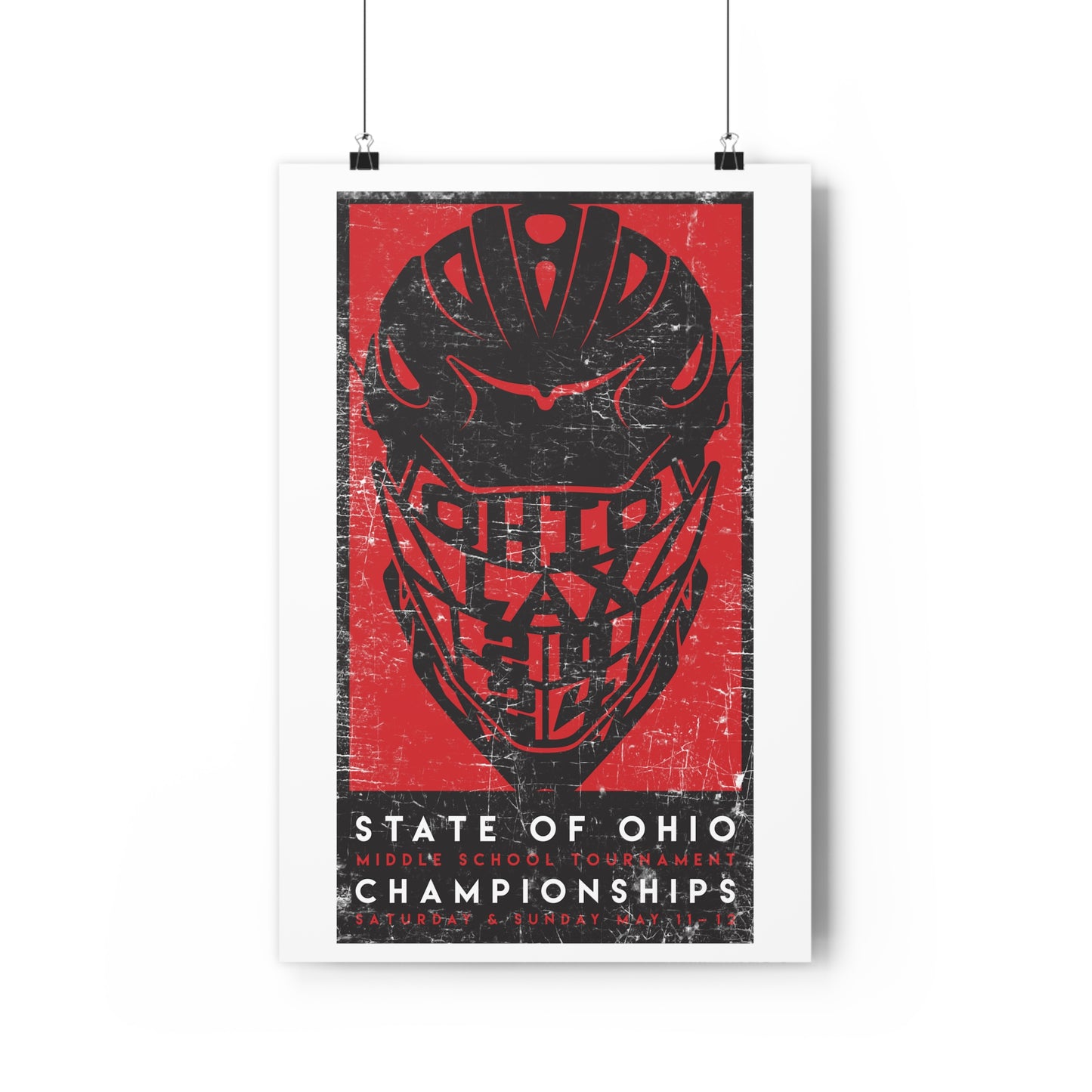 LTD_HELMET-OHIO LAX 2024-Premium Poster