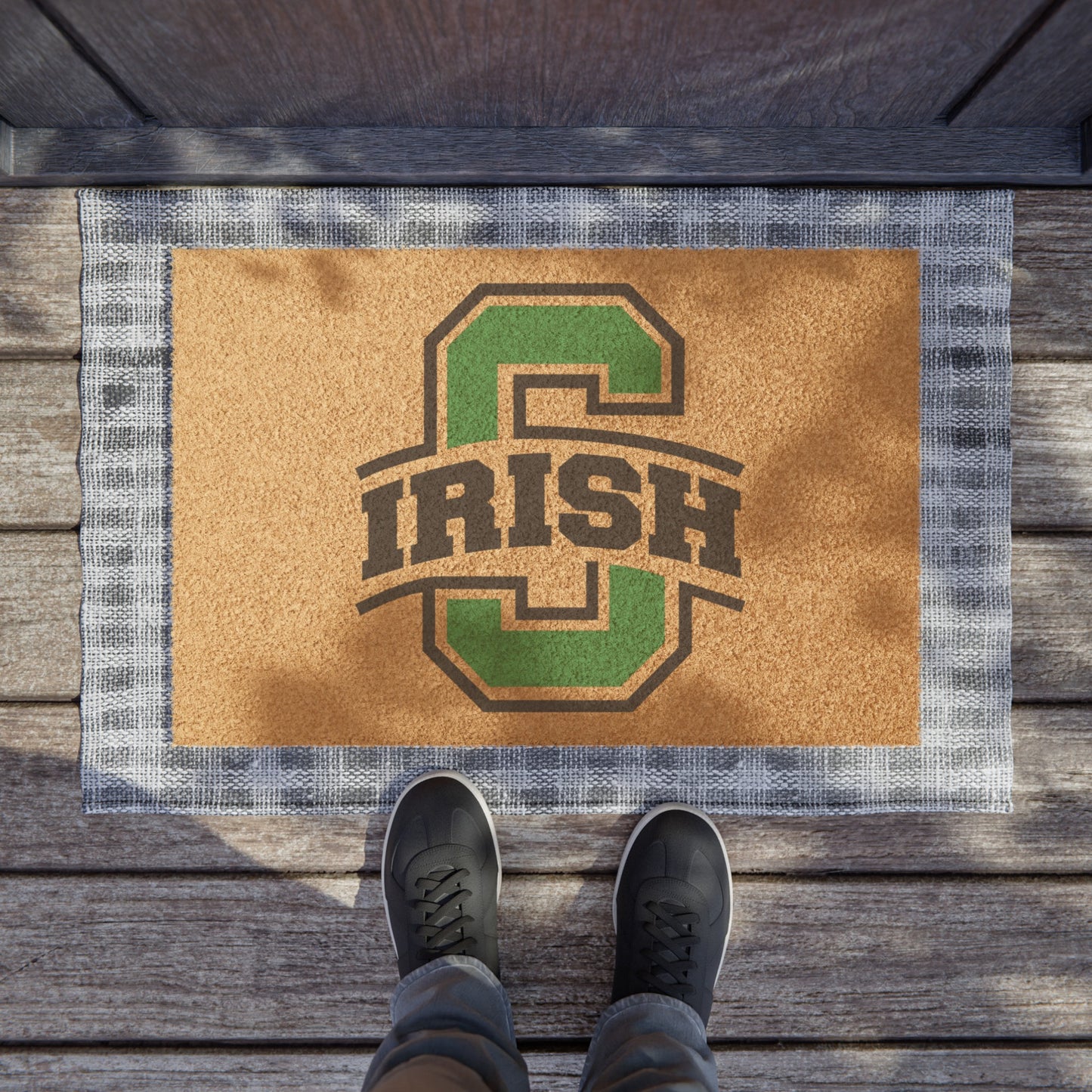 BLOCK S IRISH logo-Doormat