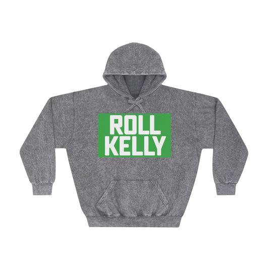 ROLL KELLY-Unisex Mineral Wash Hoodie