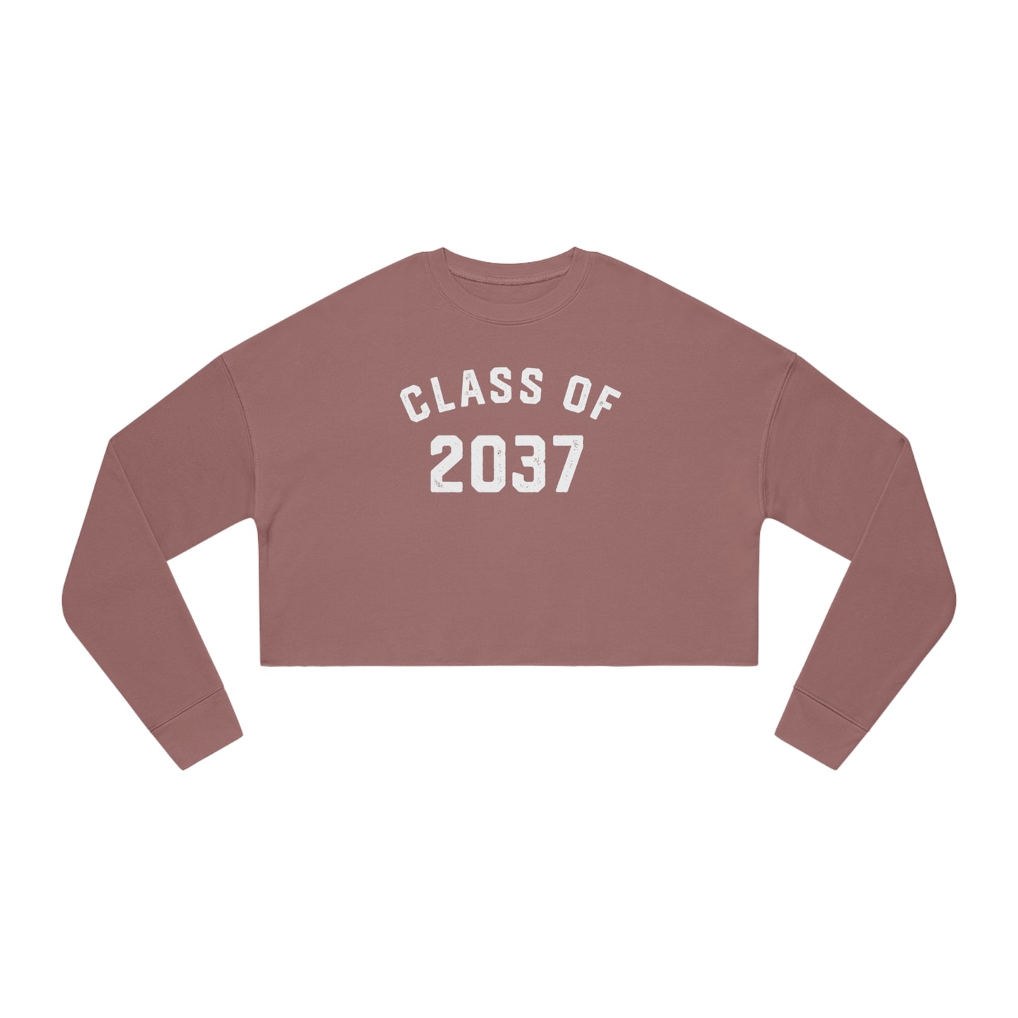 CLASS OF 2037-Women's Cropped Sweatshirt