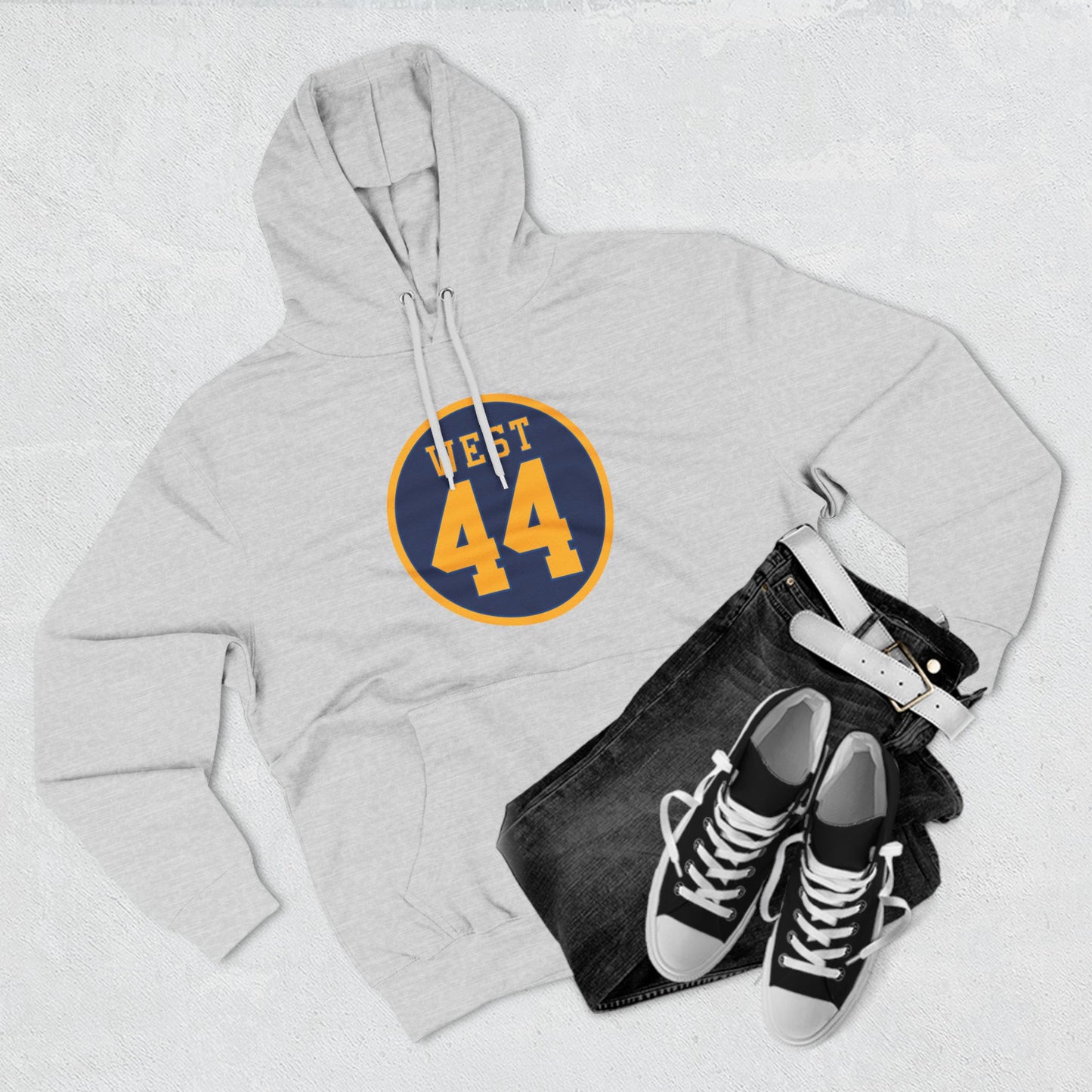 WEST 44 MEDALLION - Three-Panel Fleece Hoodie