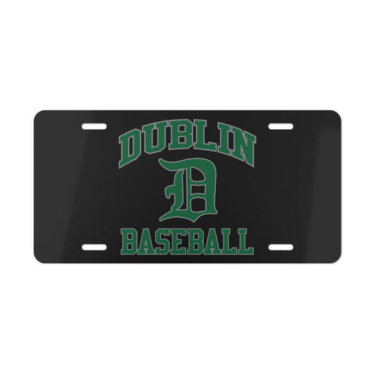 DUBLIN BASEBALL_Script D-Vanity Plate