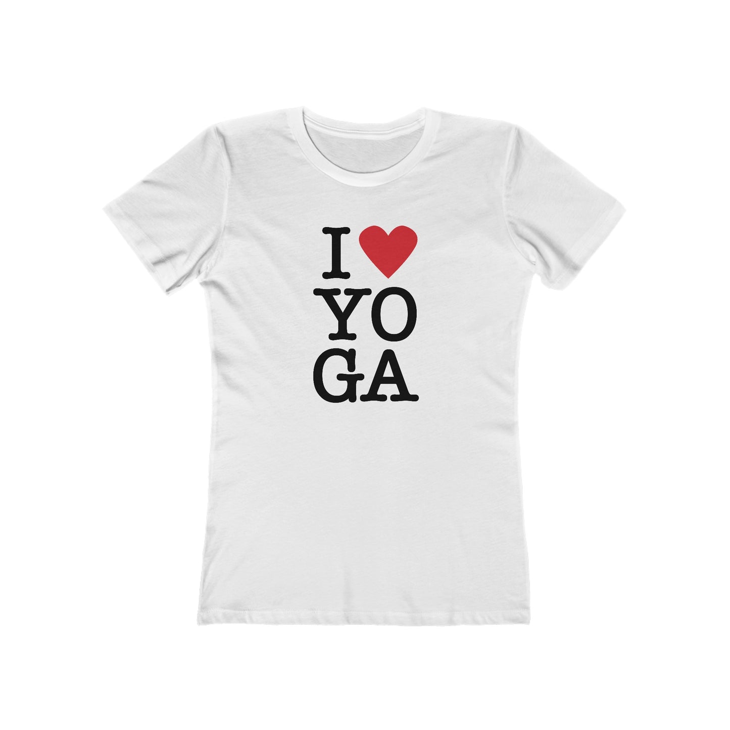 I HEART YOGA-The Boyfriend Tee for Women