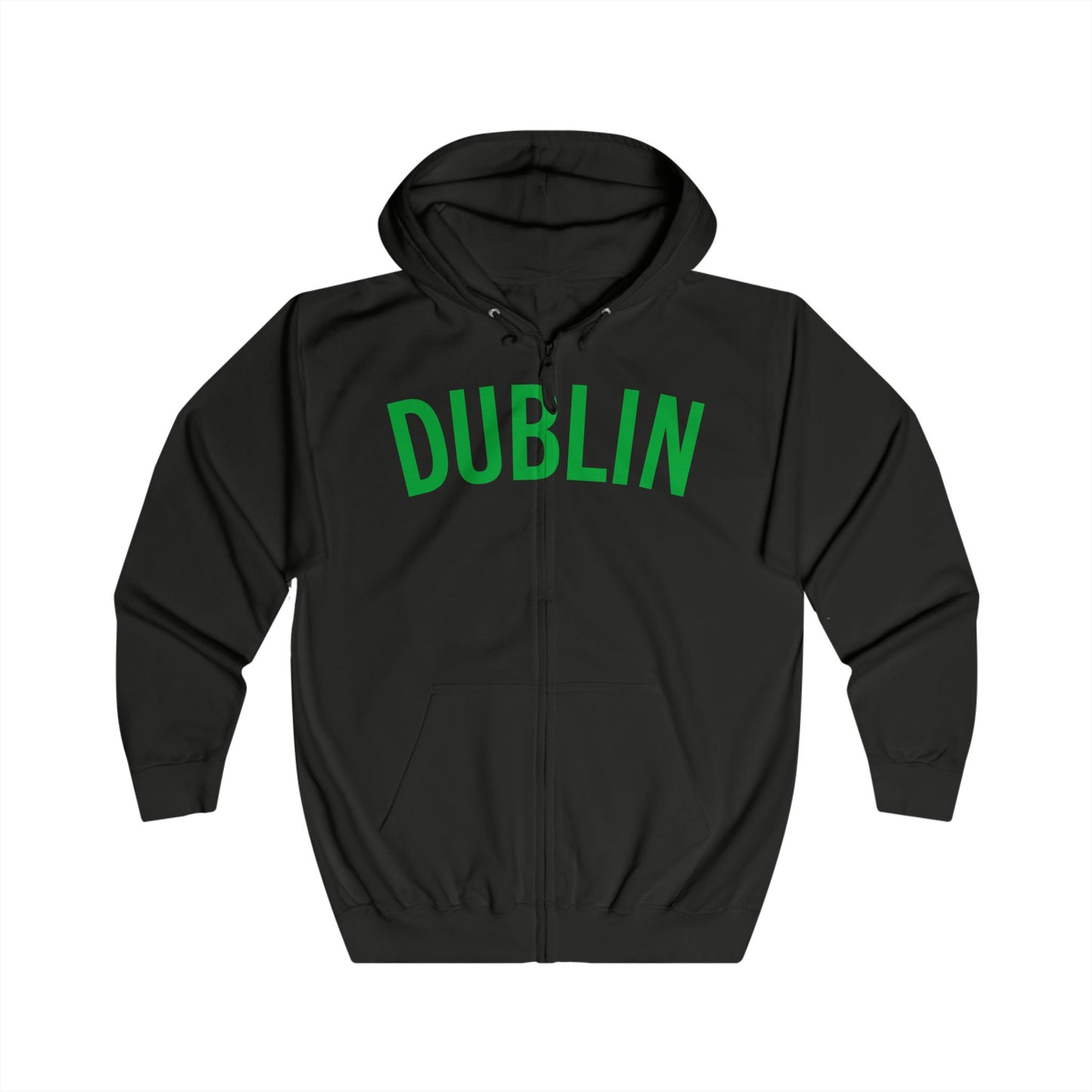 DUBLIN (arched type) - Zip-Up Hoodie