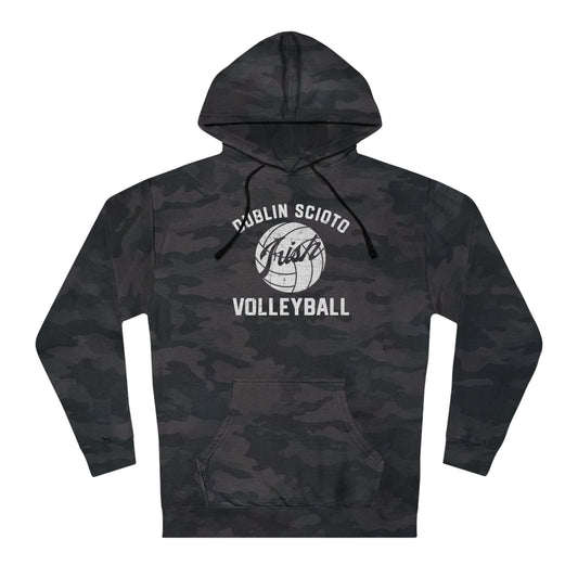 DUBLIN SCIOTO_IRISH VOLLEY BALL GRAPHIC_Distressed-Unisex Hooded Sweatshirt