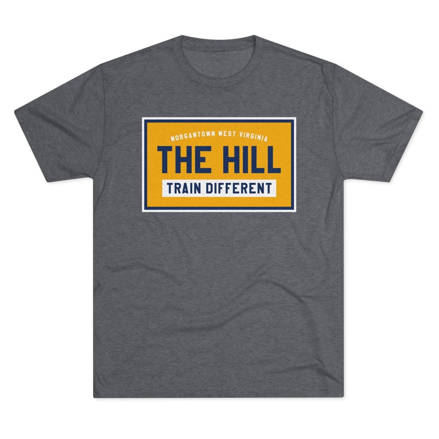 THE HILL_TRAIN DIFFERENT-Unisex Tri-Blend Crew Tee