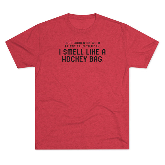 I SMELL LIKE A HOCKEY BAG-Unisex Mineral Wash T-Shirt