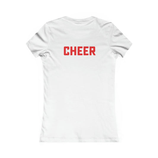 THE BOUNCE CLUB ICON (front)_CHEER (back) - Women's Favorite Tee