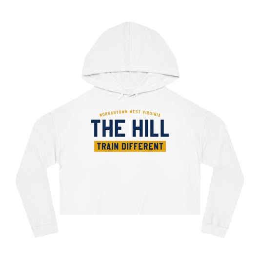 THE HILL_TRAIN DIFFERENT-Women’s Cropped Hooded Sweatshirt