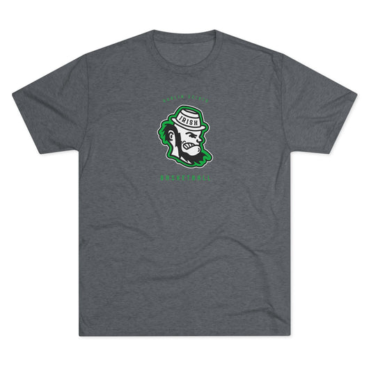 Scioto Irish Leprechaun Mascot_Basketball_Unisex Basketball Crew Tee, Sporty T-Shirt for Athletes, Perfect for Game Day, Team Spirit Gear, Gift for Sports Lovers
