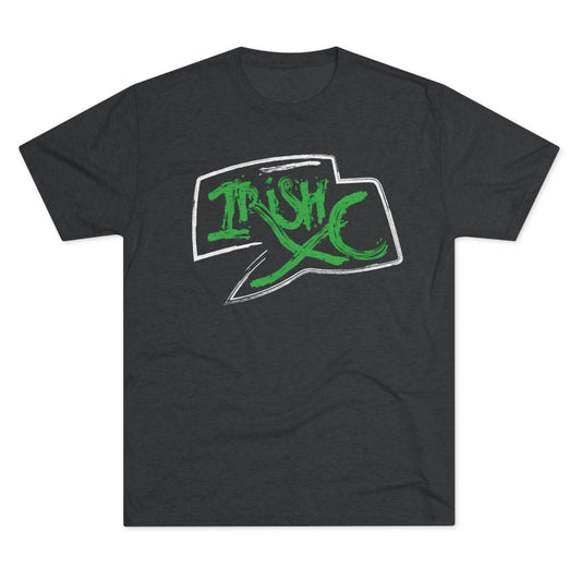 IRISH XC-Brush stroke-Unisex Tri-Blend Crew Tee