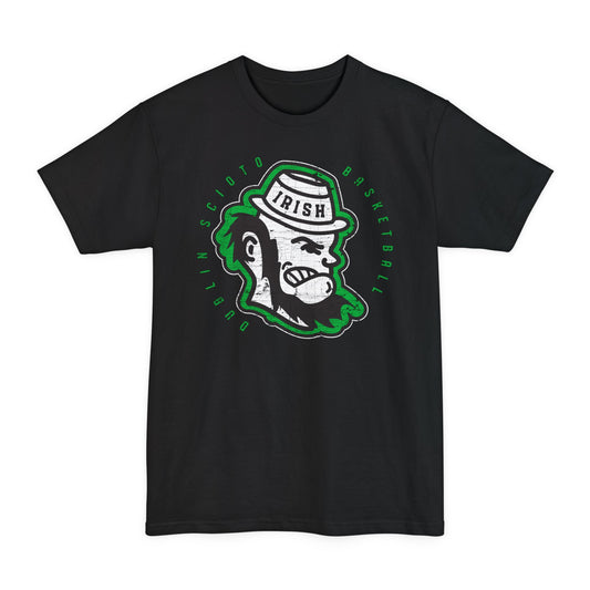 ***TALL*** size _ DUBLIN SCIOTO BASKETBALL_LEPRECHAUN ICON_Distressed - T-Shirt