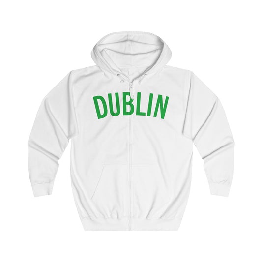 DUBLIN (arched type) - Zip-Up Hoodie