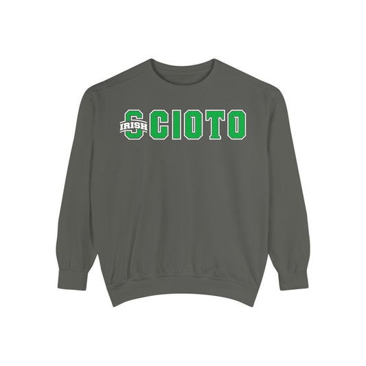 SCIOTO (IRISH LOGO SUBSTITUTION) - Unisex Garment-Dyed Sweatshirt