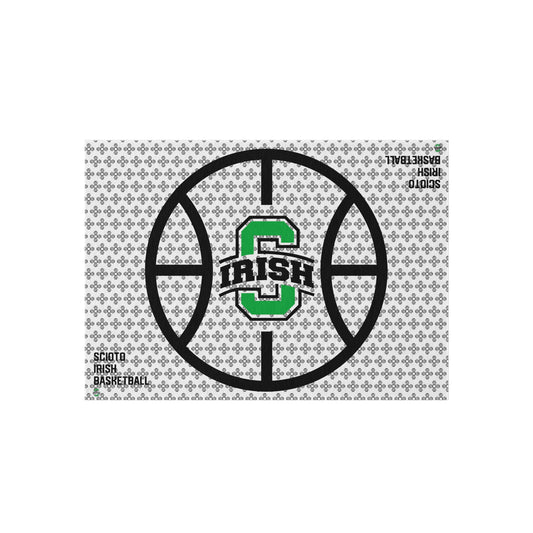 SCIOTO IRISH BASKETBALL-60"x84", 96"x120"-Outdoor Rug