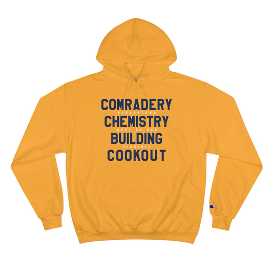 COMRADERY CHEMISTRY BUILDING COOKOUT_WEST BY GOD VIRGINIA-Champion Hoodie