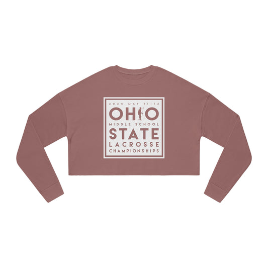 OHIO (PLAYER SUBSTITUTION) STATE LACROSSE CHAMPIONSHIPS-Women's Cropped Sweatshirt