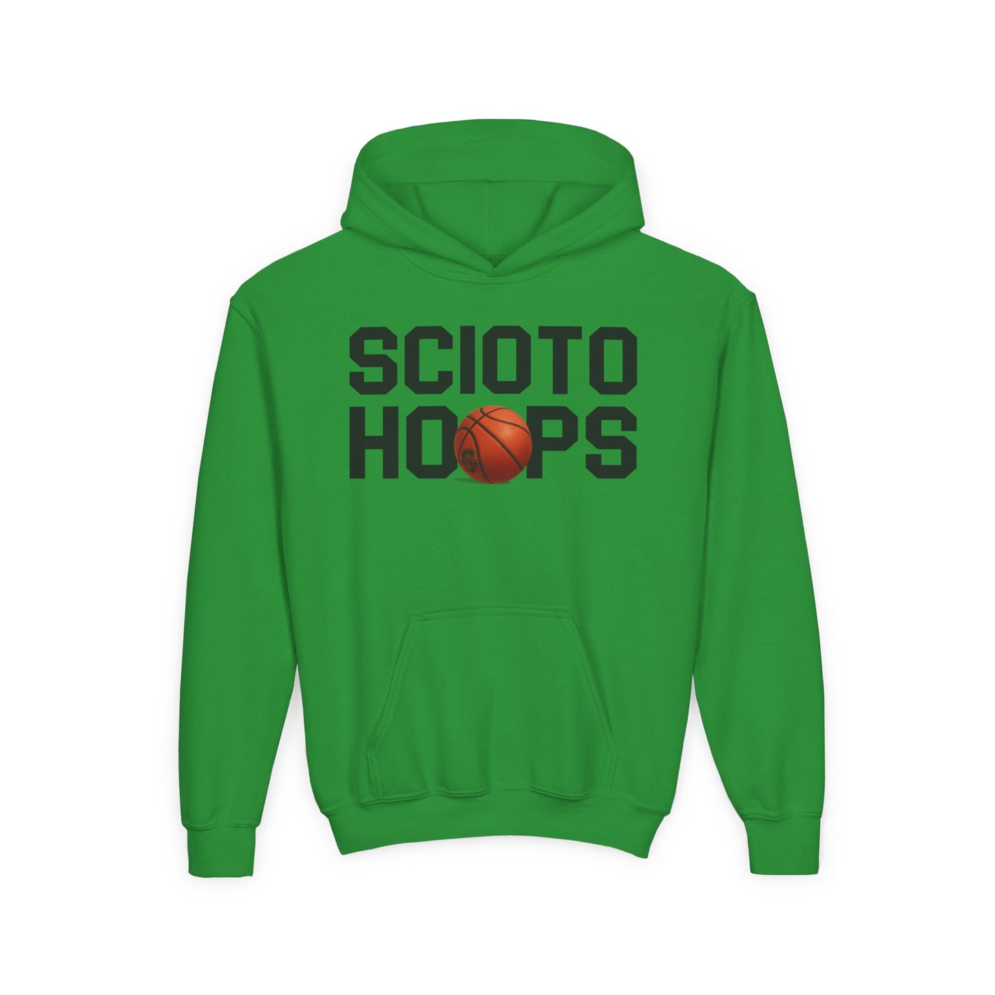 SCIOTO HOOPS (Basketball photo) - Hoodie
