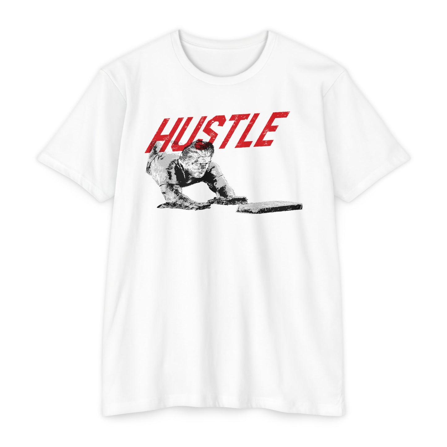 HUSTLE-Unisex CVC Jersey T-shirt