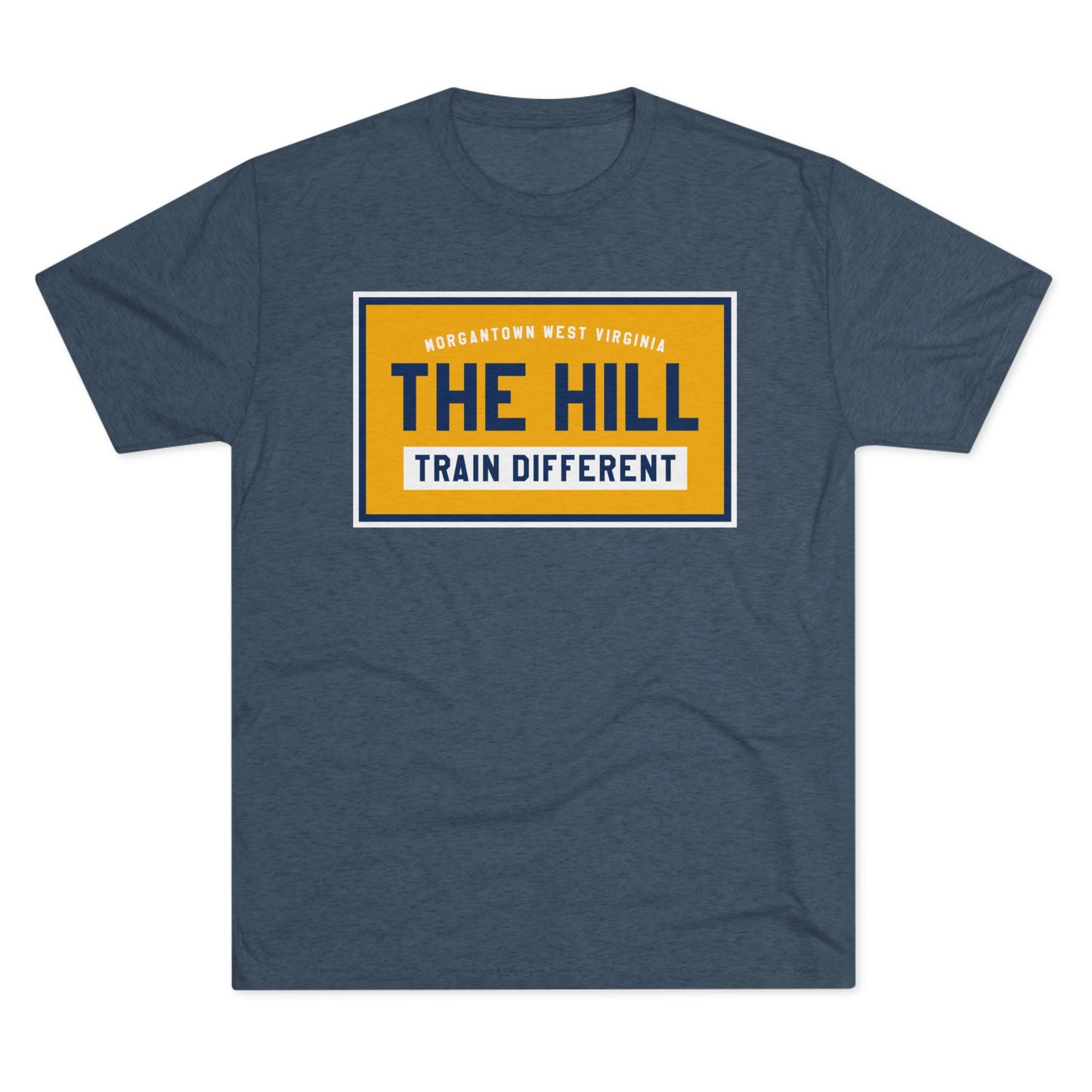 THE HILL_TRAIN DIFFERENT-Unisex Tri-Blend Crew Tee