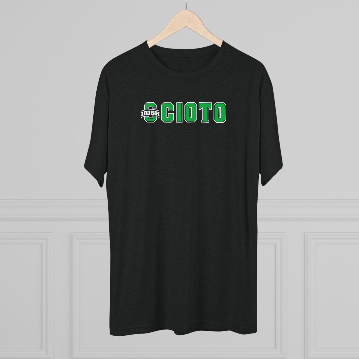 SCIOTO (IRISH LOGO SUBSTITUTION)-Unisex Tri-Blend Crew Tee