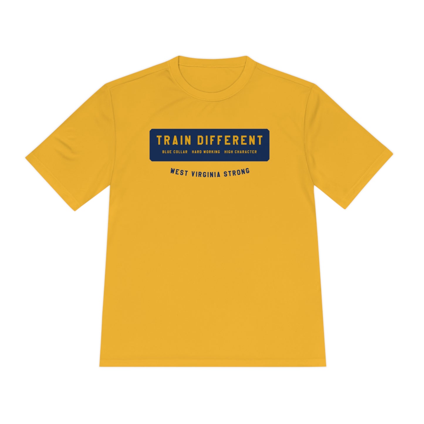 TRAIN DIFFERENT_WEST VIRGINIA STRONG-Unisex Moisture Wicking Tee