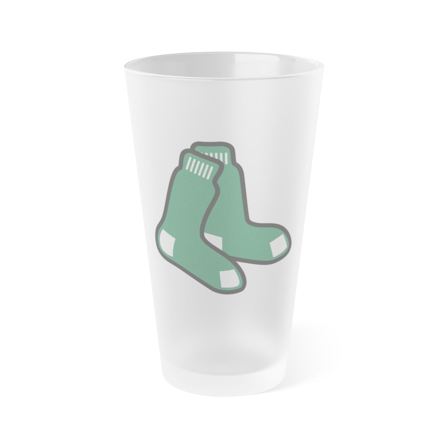 Dublin Travel Baseball_Sox Icon-Frosted Pint Glass, 16oz