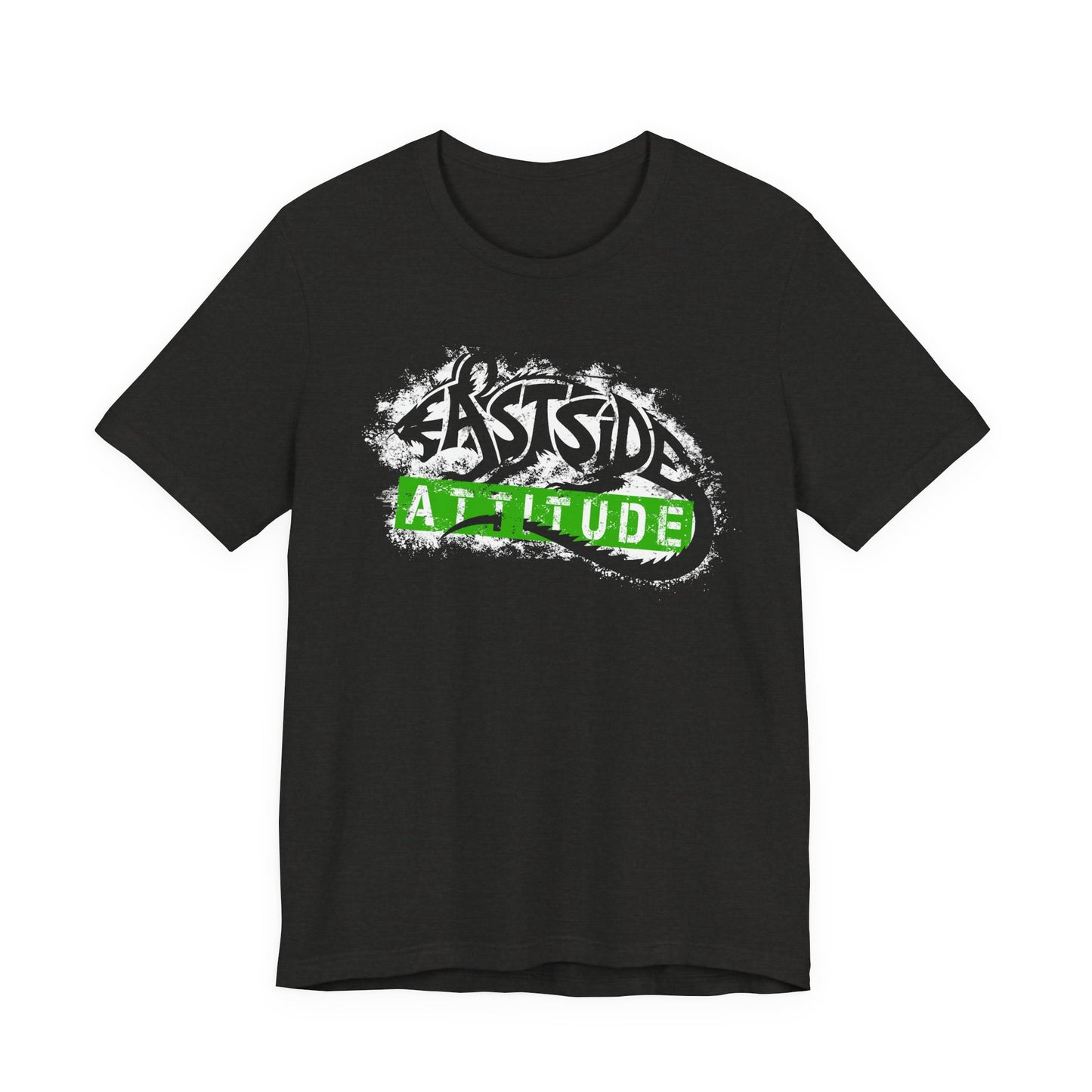 Eastside Attitude_White with kelly — Urban Streetwear T‑Shirt