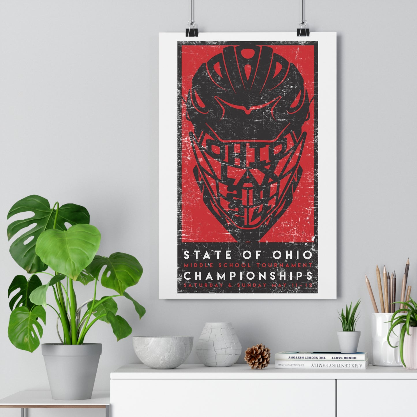 LTD_HELMET-OHIO LAX 2024-Premium Poster