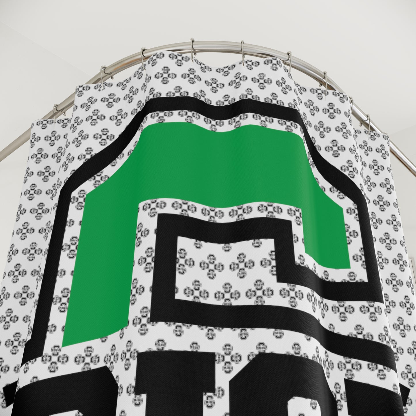 SCIOTO logo_LOGO pattern-Polyester Shower Curtain
