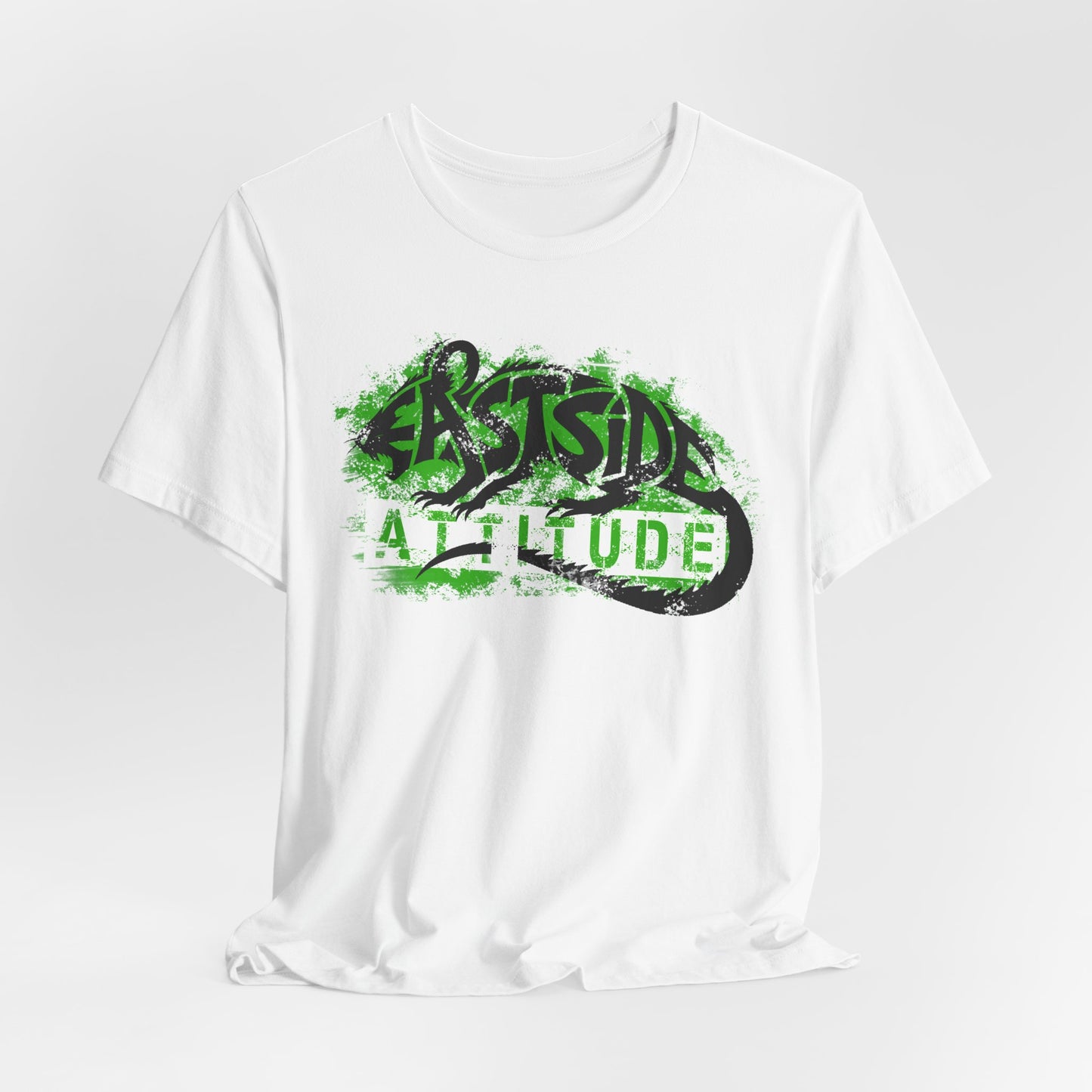 EASTSIDE ATTITUDE_Graphic Tee — distressed graphic Style T-Shirt