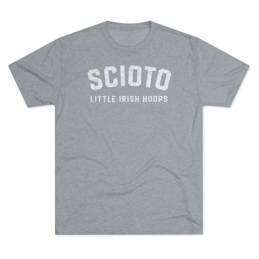 SCIOTO LITTLE IRISH HOOPS-Unisex Tri-Blend Crew Tee