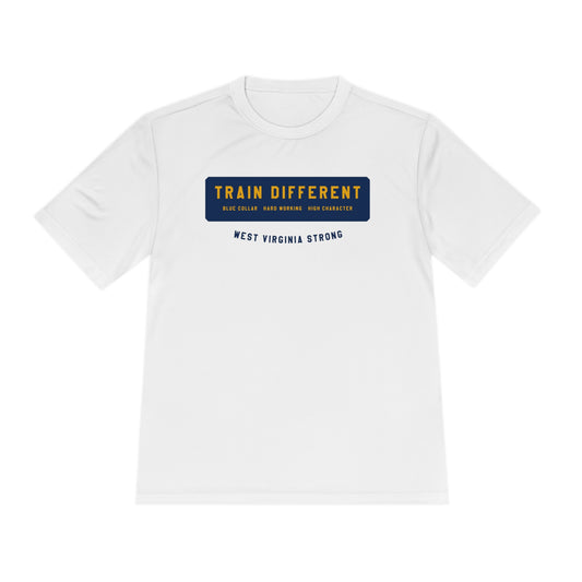 TRAIN DIFFERENT_WEST VIRGINIA STRONG-Unisex Moisture Wicking Tee