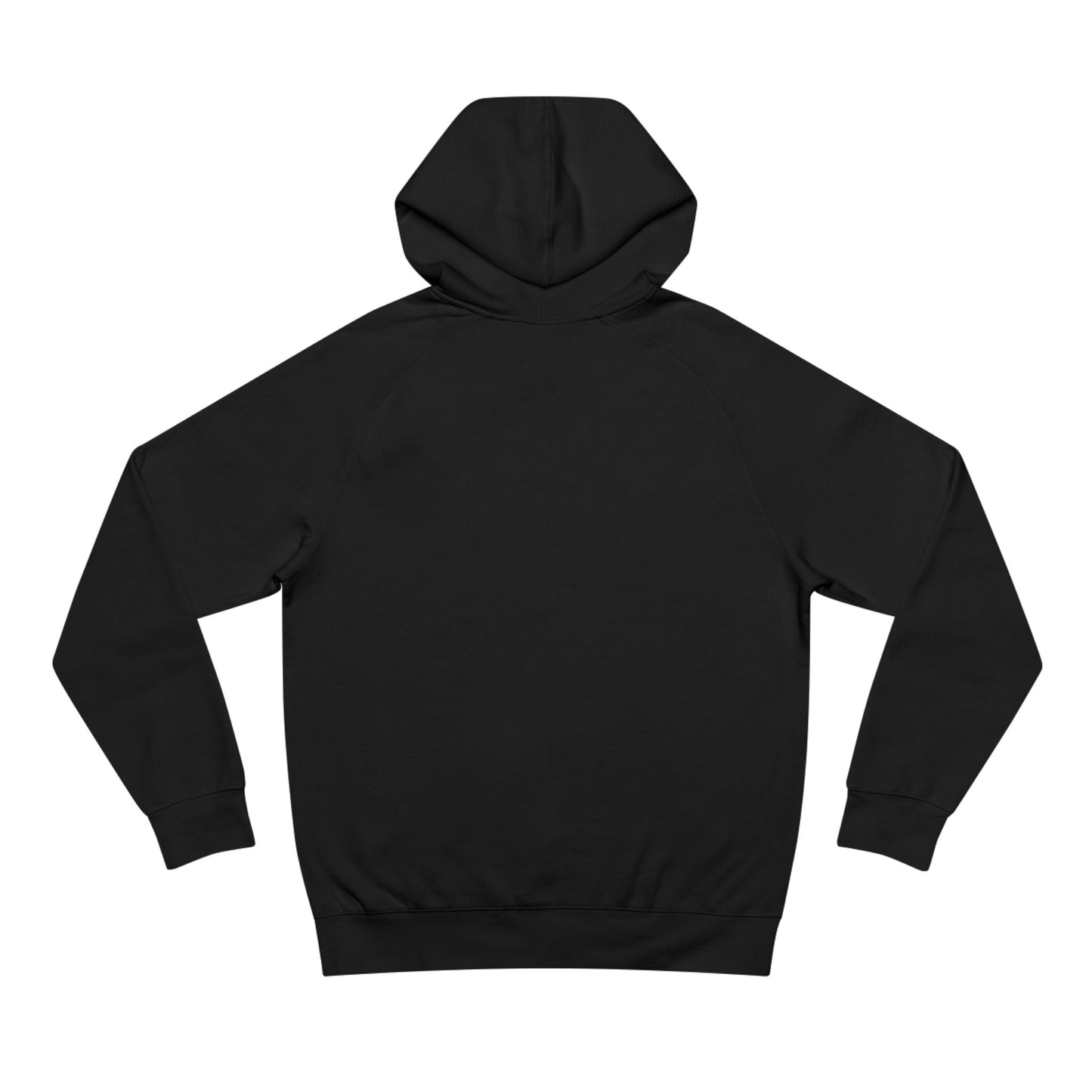 DAVIS (script bubble letters) Black outline - Unisex Fleece Hoodie